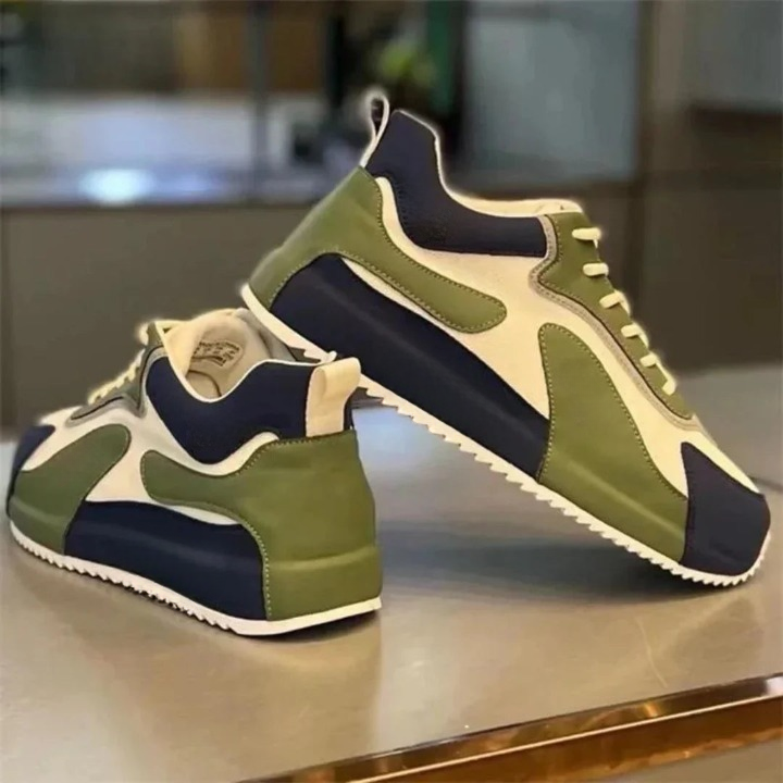 Contrast Panel Sneakers