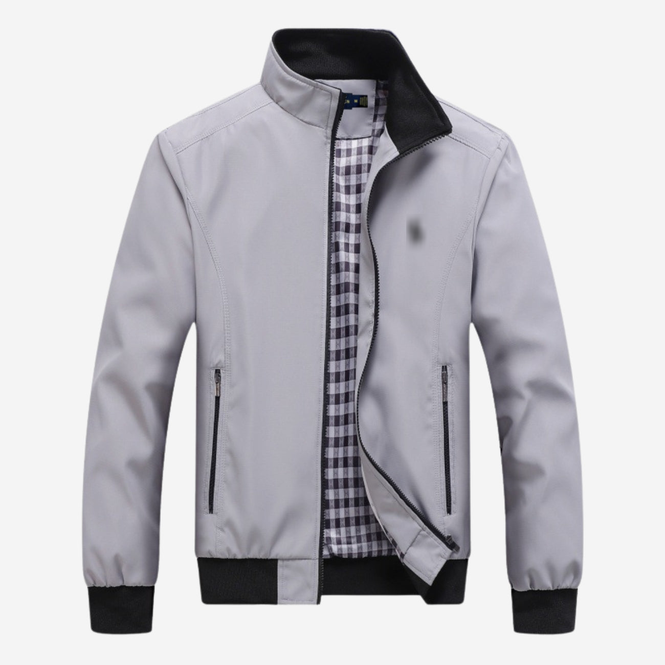Casual Zip-Up Bomber - Clearance price