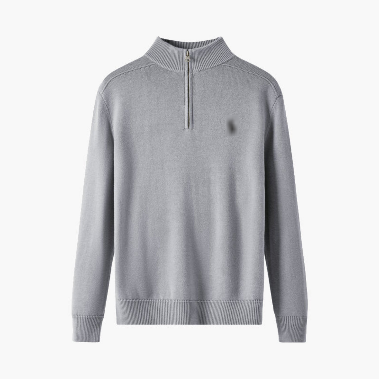 Quarter-Zip Knit Sweater
