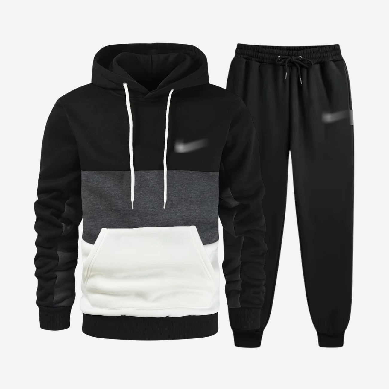 Colorblock Tracksuit Set
