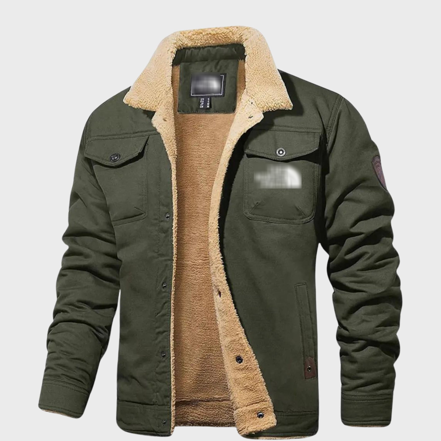 Fleece-Lined Winter Jacket