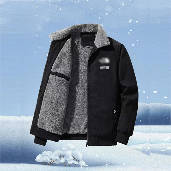 Sherpa-Lined Corduroy Jacket