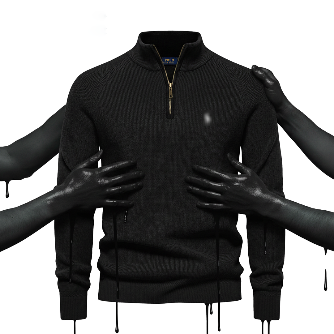 Half Zip Knit Sweater