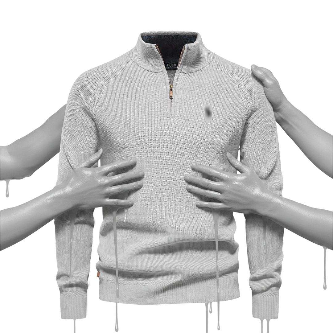Half Zip Knit Sweater