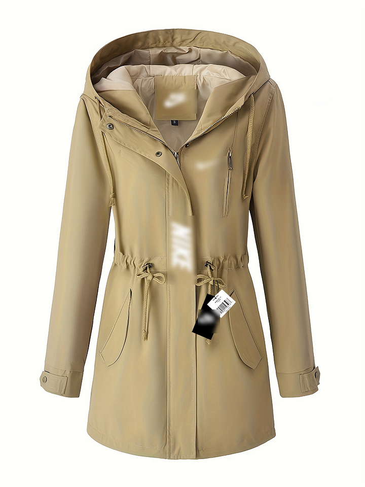 Longline Hooded Windbreaker