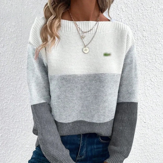 Colorblock Knit Sweater