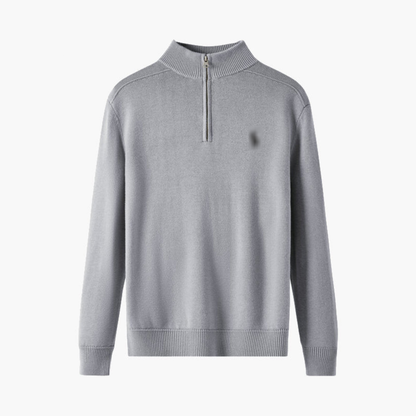 Quarter-Zip Knit Sweater