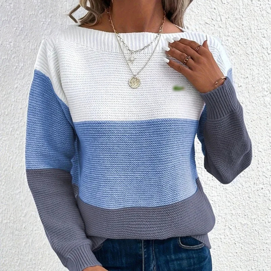 Colorblock Knit Sweater
