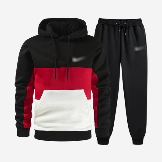 Colorblock Tracksuit Set