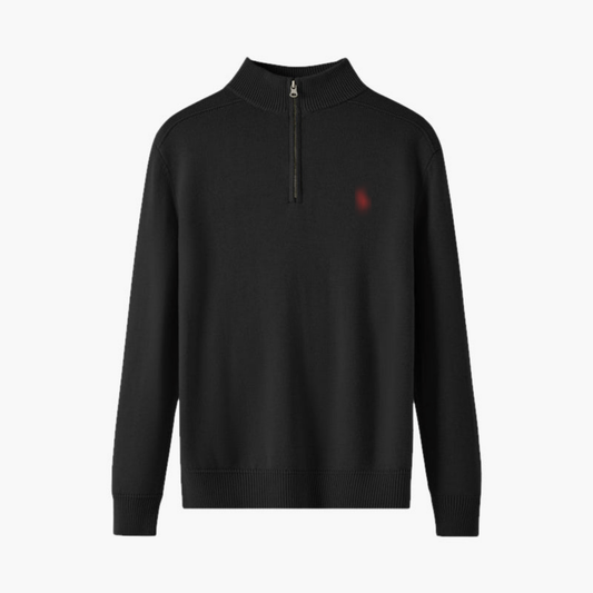 Quarter-Zip Knit Sweater