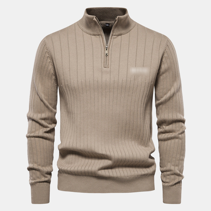 Classic Quarter-Zip Sweater