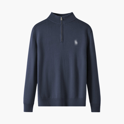 Quarter-Zip Knit Sweater