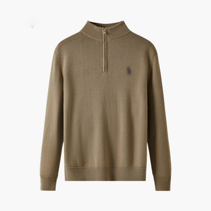 Quarter-Zip Knit Sweater