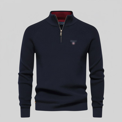 Classic Half-Zip Knit Sweater