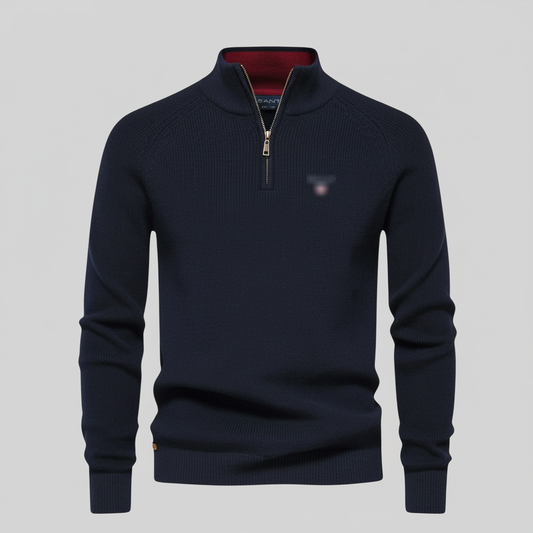 Classic Half-Zip Knit Sweater