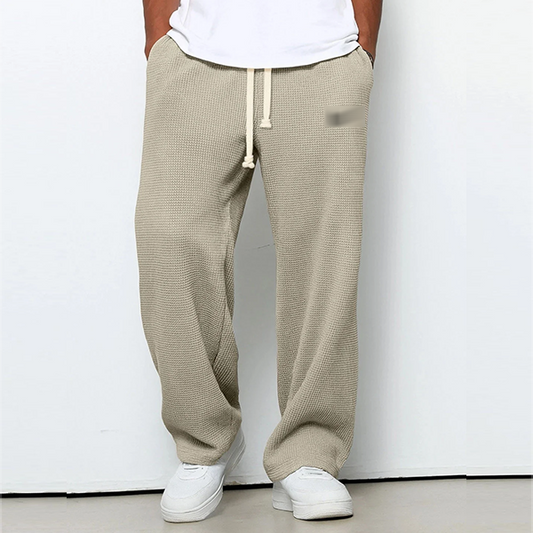 Waffle Texture Trousers