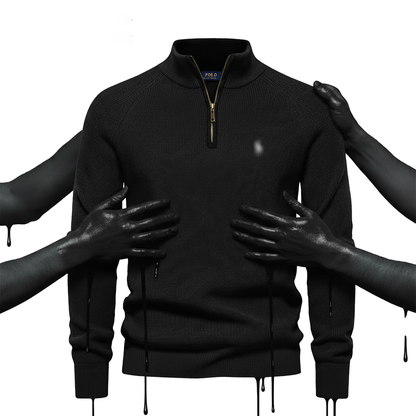 Half Zip Knit Sweater