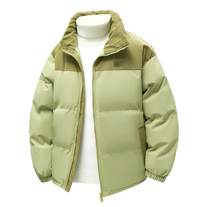 Unisex Corduroy Puffer Jacket