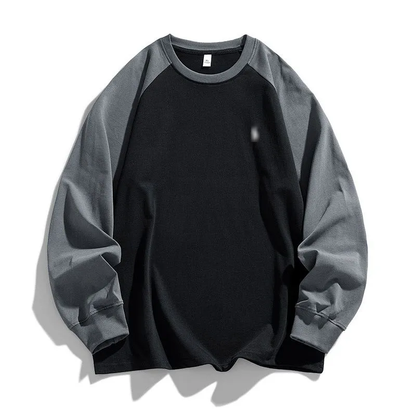 Two-Tone Casual Sweatshirt