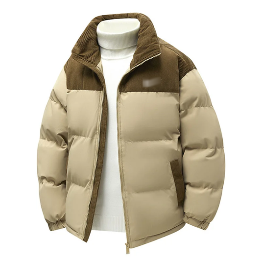 Unisex Corduroy Puffer Jacket