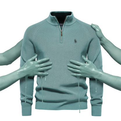 Half Zip Knit Sweater