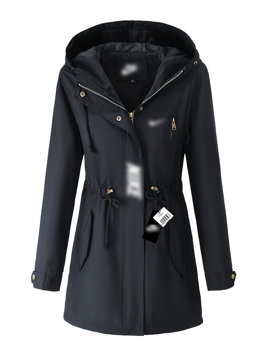 Longline Hooded Windbreaker